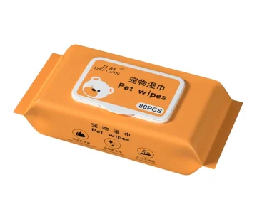 Source Factory Hot Selling Pet Wet Tissues Cats & Dogs Universal Wiping Tears Cleaning Body Parts Deodorizing Wet Paper Towels