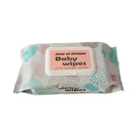 Customized Biodegradable Organic Water Sensitive Cleaning Baby Wet Wipes Female Facial Makeup Remover Wipes